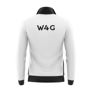 Veste bomber unisexe personnalisée à prix abordable avec logo imprimé, écologique, coupe-vent, respirante, fermeture éclair intégrale, en laine/viscose - Product Image 5