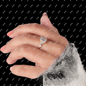 Bague la plus vendue pour femmes, avec un éclat brillant, idéale pour les mariages, les fiançailles et les soirées. Disponible pour l'exportation, prix depuis l'Inde. - Product Image 5