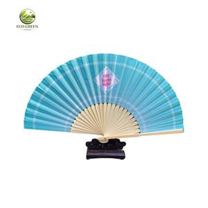 Abanicos Plegables de Bambú Hechos a Mano, Ecológicos, con Forro de Tela, Personalizados con Impresión, para Recuerdos de Boda, Decorativos de Madera - Product Image 6
