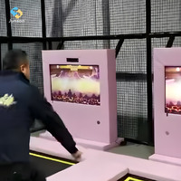 Projecteur de jeu interactif mural immersif AR pour trampoline, détection de mouvement, pour parc d'attractions