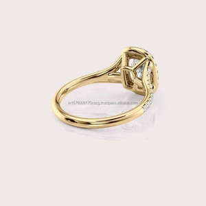 Anillo de compromiso de moissanita más vendido para accesorios nupciales, celebraciones de compromiso y eventos especiales, disponible para la venta - Product Image 6