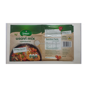 Sacs à fermeture centrale personnalisés avec logo, de haute qualité, en PET+POLY de qualité alimentaire, pour l'emballage de bœuf et de poulet, en rouleau, YOGESHWAR POLYMERS YP32 - Product Image 1