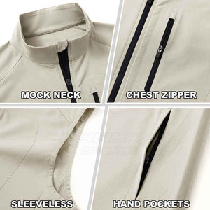 Gilet softshell d'hiver, vêtement d'extérieur décontracté, respirant, avec tissu doux et col montant - Product Image 6