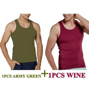 High Quality Men Tank Top Sleeveless Gym Shirt Custom Printed Logo Fitness Workout <b>Stringer</b> <b>Vest</b> OEM ODM Service - Product Image 3