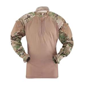 Camisas Tácticas de Camuflaje Personalizadas con Media Cremallera, Manga Larga, Tejido Ripstop Ligero, Poliéster y Algodón, Característica Impermeable - Product Image 4