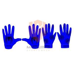 Best Quality Non-Slip Full Finger Adjustable Wrist Strap Hand Grips Leather Football Gloves 2026 Custom Design American <b>Hook</b> - Product Image 5