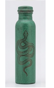 Glossy Blue Finished high Selling Design Coper <b>Bottles</b> For Ayurvedic Health Benefits Leak-Proof & Eco-Friendly - Product Image 5