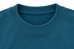 Ensemble survêtement décontracté pour homme : sweat-shirt bleu sarcelle à manches longues et col rond avec pantalon large - Product Image 4