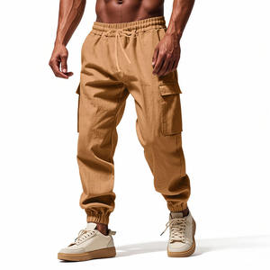 Pantalones Cargo de Pierna Ancha para Hombre, Estilo Casual y Holgado, Personalizados, para Gimnasio, Senderismo y Actividades al Aire Libre, con Bolsillos, 2026 - Product Image 3