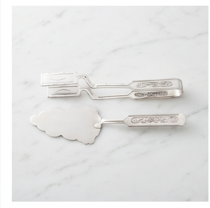 Espátula o Cuchillo para Pastel con Acabado Plateado, Herramientas para Pastel de Acero Inoxidable, Utensilios para Servir en Bodas y Ceremonias - Product Image 1