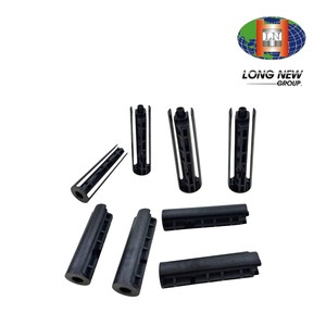 Manchon d'espacement cylindrique en plastique personnalisé OEM/ODM, moulé par injection, avec tube central à nervures internes, insert de support haute résistance - Product Image 2