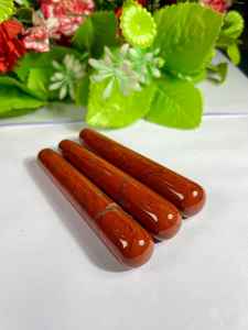 Varita de Cristal de Jaspe Rojo de 4 Pulgadas, Herramienta de Masaje de Piedra Natural, Terapia de Chakras Energéticos, Relajación, Bienestar Espiritual - Product Image 2