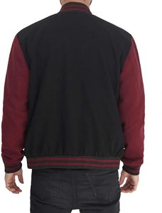High Quality Custom Trend Men's <b>Jacket</b> Letterman Varsity Style Custom Classic Satin Letterman Varsity <b>Jacket</b> for Men - Product Image 3