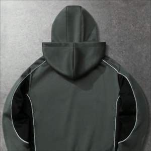 Conjunto de Sudadera con Capucha de Algodón Grueso de 350 g/m² para Hombre, Estilo Y2K, Estampado en Relieve, Moda Urbana, Otoño, Talla Grande, Venta al Por Mayor - Product Image 4