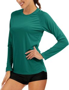 T-shirts en mousseline de soie à col rond et manches courtes, protection solaire UV, décontractés, pour le sport et le fitness en extérieur, 3/4 - Product Image 5