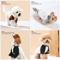 T-shirt assorti chien-humain en polaire 81% tricoté raglan color block XXS-XXL 1.5-13kg Logo personnalisé OEM ODM