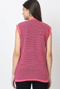 Suéter elegante sin mangas con cuello alto, cómodo para uso diario, ligero, a precio de mayoreo de fábrica. - Product Image 2