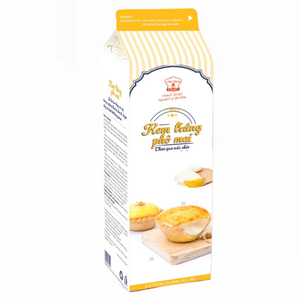 Crème Non Laitière en Gros à Marque Blanche HALAL pour Pâtisserie et Desserts, Crème de Fromage et d'Œuf Non Cuite 1KG Sucrée - Offre Spéciale - Product Image 1