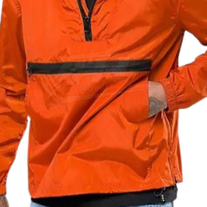Men Fitness Windbreaker Half <b>Zipper</b> <b>Jacket</b> Lightweight Sports Men Streetwear Windbreaker Half Zip <b>Jacket</b> - Product Image 6