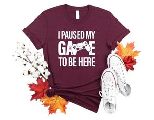 T-shirt à manches courtes en tricot décontracté 100% coton avec motif de personnage |   Ma personne préférée m'appelle Grand-père - 180g - Coupe classique - Product Image 1