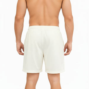 Shorts en maille pour hommes, taille mi-haute, séchage rapide, respirants, vêtements de sport d'été - Product Image 5