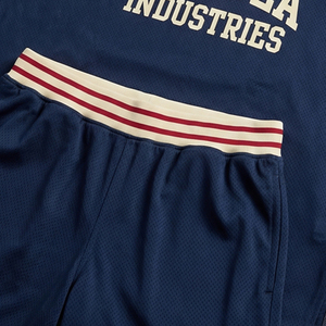 Ensemble de maillot et short de basketball personnalisé sublimé pour homme, en tissu polyester respirant et anti-humidité, tenue de sport - Product Image 2