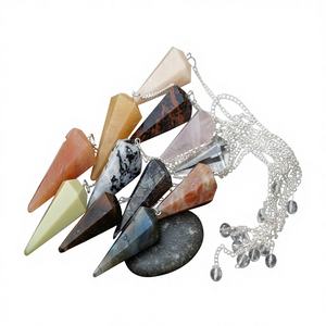 Figura de Cristal Curativo de Ágata y Cuarzo Multigemas Hecha a Mano, Ecológica, con 6 Facetas, de Piedra Semipreciosa, Venta al por Mayor - Product Image 1