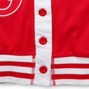 Delta Personalizado al por Mayor |   Sigma |   Suéter Cárdigan Grueso de Nailon/Acrílico Rojo Sólido de Invierno de la Hermandad Theta 1913, Tejido para Grupos Universitarios - Product Image 6