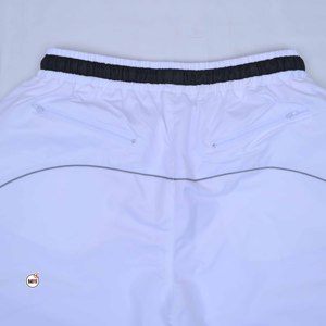 White Full Length <b>Harem</b> Pants Lace Flame Print Cuffs Drawstring Waist Casual Regular Fit Autumn Sporty Jogging <b>Trousers</b> MRI - Product Image 3