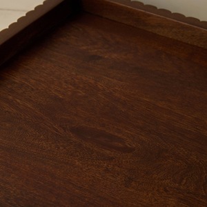 OEM ODM Custom Wooden Serving <b>Tray</b> Premium Solid Wood Butler Tea Coffee Display Board - Product Image 6