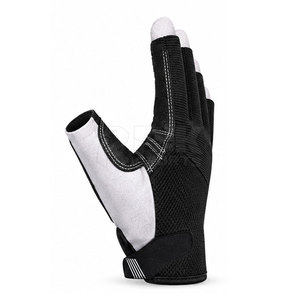 Gants de voile demi-doigts en matériau de qualité supérieure, ajustement confortable au poignet, paume renforcée, coutures durables pour les activités nautiques - Product Image 4