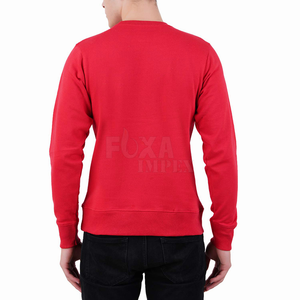 Men's Fleece Lined Long Sleeve Crewneck Sweatshirt Free Sample Casual Warm Pullover Winter and Fall Stylish Wear <b>Perfect</b> <b>Fit</b> - Product Image 4
