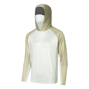 Camisa de Pesca con Capucha para Hombre, Protección UPF 50, Antibacteriana, de Secado Rápido, Transpirable, Resistente al Viento e Impermeable, para Deportes al Aire Libre, Venta al Por Mayor Personalizada - Product Image 5