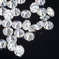 IGI Sertifikalı Laboratuvarda Yetiştirilmiş Elmaslar D Renk VVS VS 3EX Yuvarlak Brilyant Kesim Gevşek Elmaslar 1.0ct - 1.5ct