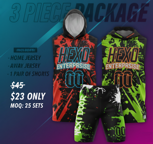 Uniforme de Fútbol Americano Sublimado de 3 Piezas con Capucha, Diseño Personalizado OEM, Uniforme de Flag Football con Tu Nombre y Número - Product Image 4