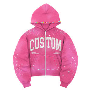 Sudadera con capucha lisa de marca privada, unisex, de algodón, para uso casual, pedido al por mayor, suministro para el mercado estadounidense - Product Image 2