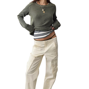 Camiseta de Mujer Personalizada de 210 g/m², Cuello Redondo, Manga Larga, Tejido Térmico Tipo Waffle, Transpirable, con Logotipo, 100 % Algodón - Product Image 1