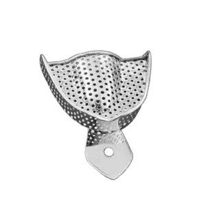 Premium Manual Dental Impression Tray Edge U2 Solid Upper Size L German Stainless Steel Reusable Autoclavable Perforation Free - Product Image 3