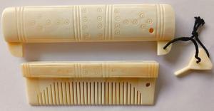 Peigne à barbe viking artisanal de qualité supérieure, petit peigne à barbe naturel à prix avantageux - Product Image 2