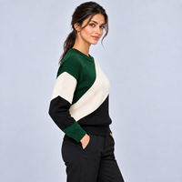 Pull tendance pour femme en maille douce, chaud, confortable, respirant, avec coutures durables, style décontracté, OEM