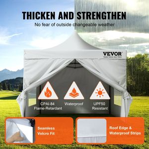 10x10 piedi tenda Pop resistente UV impermeabile tettoia istantanea rimovibile borsa portatile con ruote per eventi all'aperto cortile - Product Image 3