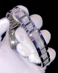 Joyas de Belleza de Edición Limitada Hechas a Mano, de Lujo, en Acero Inoxidable con Cristal de Zafiro, Unisex, Clásicas, Estilo Hip Hop, Mecánicas - Product Image 6