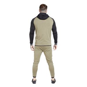 Chándal con Capucha para Hombre, Color Sólido, Manga Larga, Cierre Frontal con Cremallera, Transpirable, Corte Deportivo, Bolsillos Laterales, Ropa de Primavera - Product Image 2