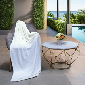 Couverture d'été matelassée personnalisée en molleton de corail Style américain motif solide antibactérien anti-boulochage léger et portable - Product Image 6