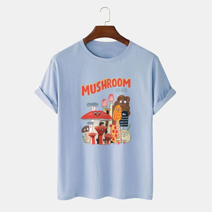 เสื้อยืดแขนสั้นสีขาวสำหรับผู้ชาย คอกลม ทรงปกติ ผ้าฝ้ายเจอร์ซีย์ ระบายอากาศได้ดี แห้งเร็ว เป็นมิตรกับสิ่งแวดล้อม รับผลิตตามแบบ OEM - Product Image 4