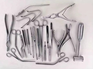 Ensemble d'instruments de septoplastie, 25 pièces, acier inoxydable de qualité supérieure, chirurgie du septum nasal, ORL, réutilisable, kit chirurgical médical, marquage CE ISO - Product Image 2