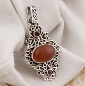 Anillo de Piedra Lunar Durazno Natural, Plata de Ley 925, Joyería Hecha a Mano, Anillo de Piedras Preciosas de Diseño para Mujer, Estilo Boho, Regalo de Aniversario - Product Image 1