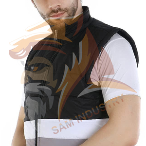 Chaquetas Acolchadas sin Mangas con Logotipo Personalizado de Invierno, Diseño de Primera Calidad, Nueva Llegada, Chaqueta Acolchada sin Mangas para Hombre - Product Image 5
