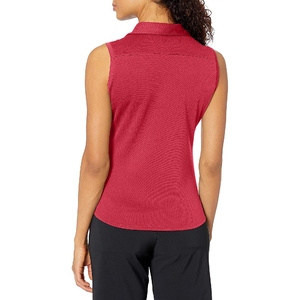 Polo sans manches moderne pour femme, idéal pour le golf et le fitness - Product Image 2