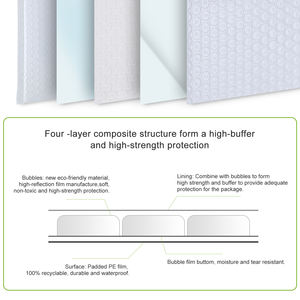 Correo de burbujas de polietileno autoadhesivo impermeable 9x11 conveniente para supermercado y promoción - Product Image 6